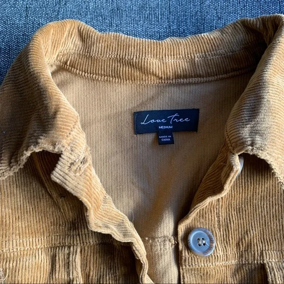 Corduroy Cropped Jacket - Picture 2 of 4